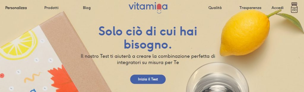quiz di profilazione Vitamina business ad abbonamento subscription