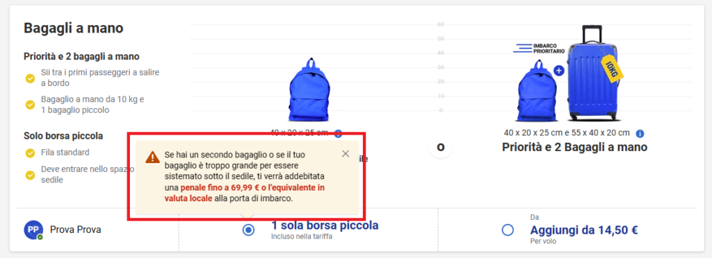 crossell-ryanair-esempio