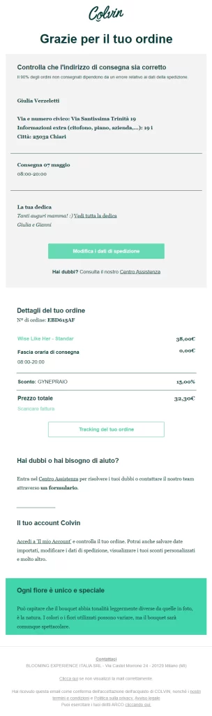 colvin-email-transazionale-esempio